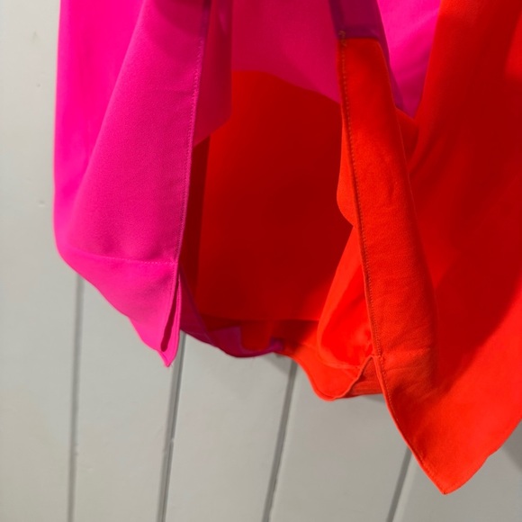 CROSBY by Mollie Burch Renee Shift Dress pink and Orange colorblock size XS - Picture 11 of 14
